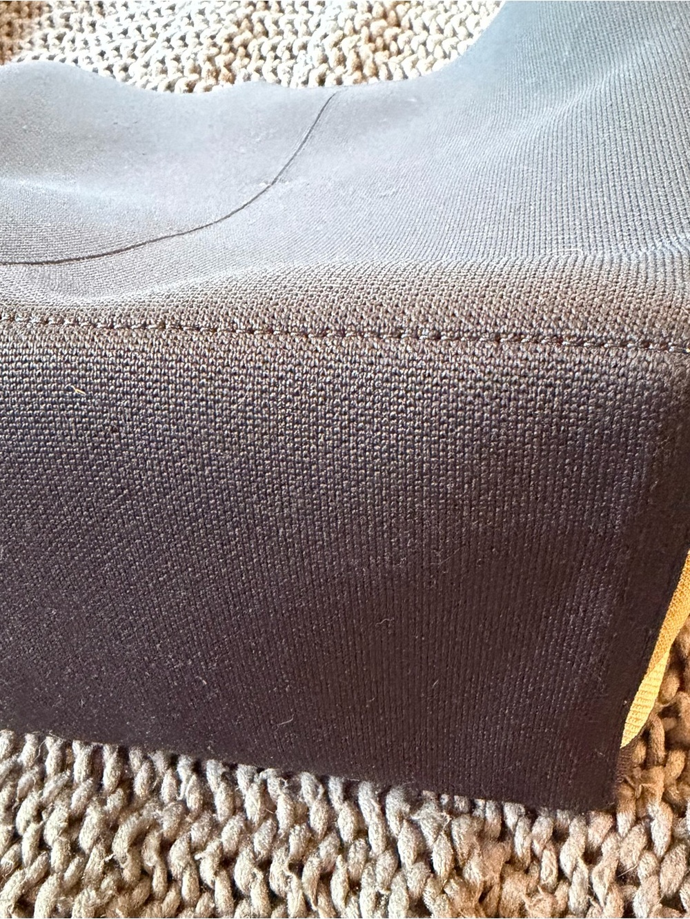 Rothy's Large Bucket Tote - Navy/Black, Tan, Gold Hardware - Picture 7 of 16